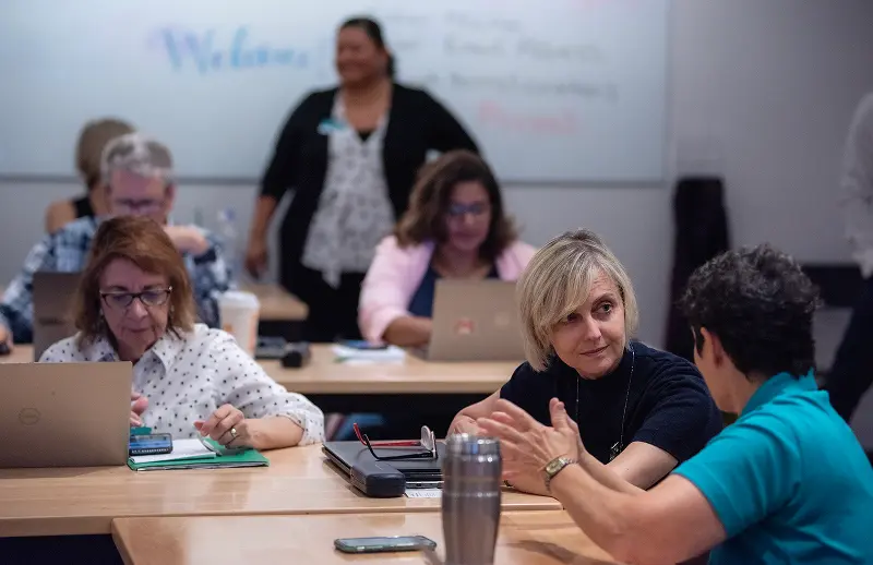 Trial Access Partner engaging with patients