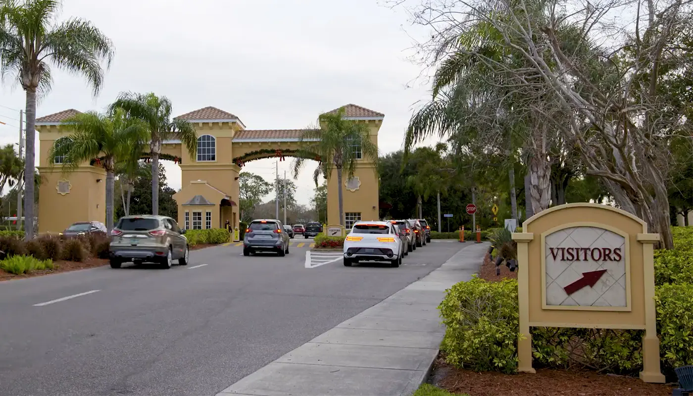 Local health screening for senior community