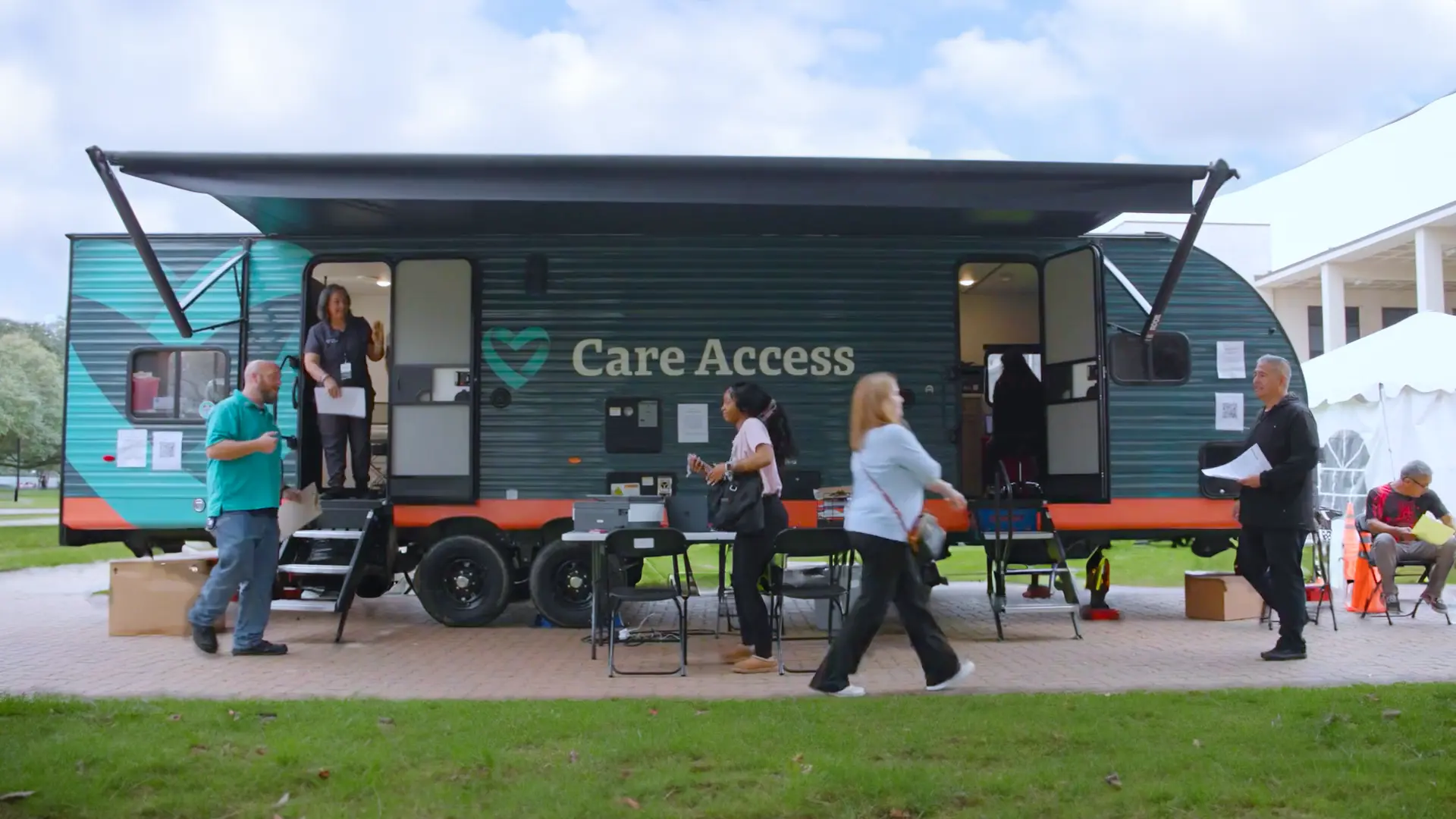 exterior of mobile clinic